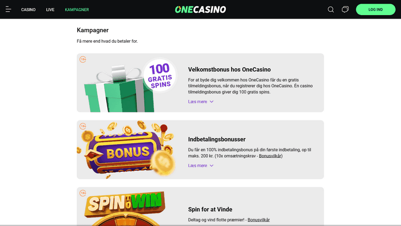 Testimonio sobre One Casino